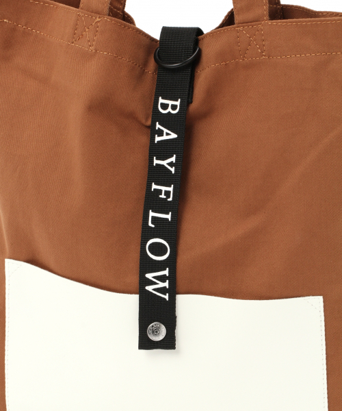 BAYFLOW（ベイフロー）の「ポータブルバッグ（トートバッグ・レディース・ネイビー/ブラウン/グレー/オフホワイト・FREE）」の17枚目の写真