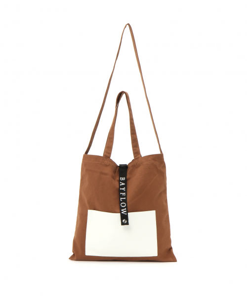 BAYFLOW（ベイフロー）の「ポータブルバッグ（トートバッグ・レディース・ネイビー/ブラウン/グレー/オフホワイト・FREE）」の21枚目の写真