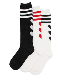 WEGO | WEGO/3Pハートラインハイソックス(ソックス/靴下)
