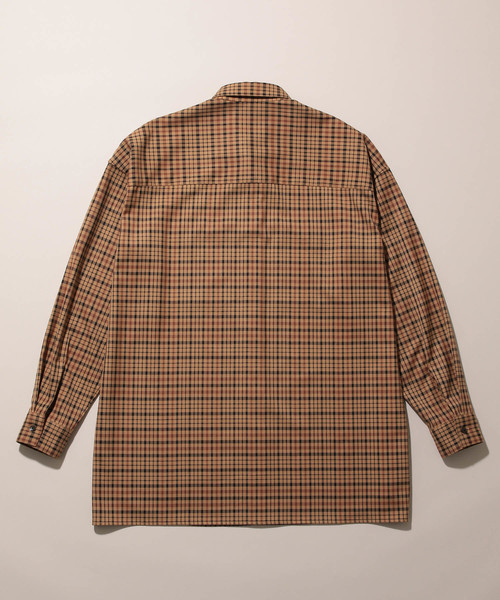 ADAM ET ROPE'（アダムエロペ）の「【CARREMAN】オーバーサイズシャツ（シャツ/ブラウス・メンズ・カーキ/イエロー系その他3/ブラウン系その他・L/M）」の8枚目の写真