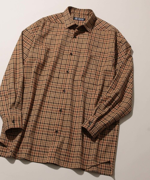 ADAM ET ROPE'（アダムエロペ）の「【CARREMAN】オーバーサイズシャツ（シャツ/ブラウス・メンズ・カーキ/イエロー系その他3/ブラウン系その他・L/M）」の11枚目の写真