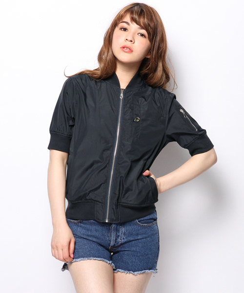 LB-03（エルビー・ゼロスリー）の「COMPACT BLOUSON（ブルゾン・レディース・グレー系/ネイビー系・FREE）」の2枚目の写真