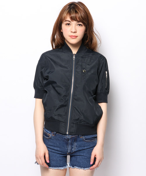 LB-03（エルビー・ゼロスリー）の「COMPACT BLOUSON（ブルゾン・レディース・グレー系/ネイビー系・FREE）」の6枚目の写真