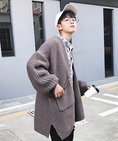 セール トップス Mgv オーバーサイズローゲージニットカーデ カーディガン ボレロ Mgv エムジーヴィー のファッション