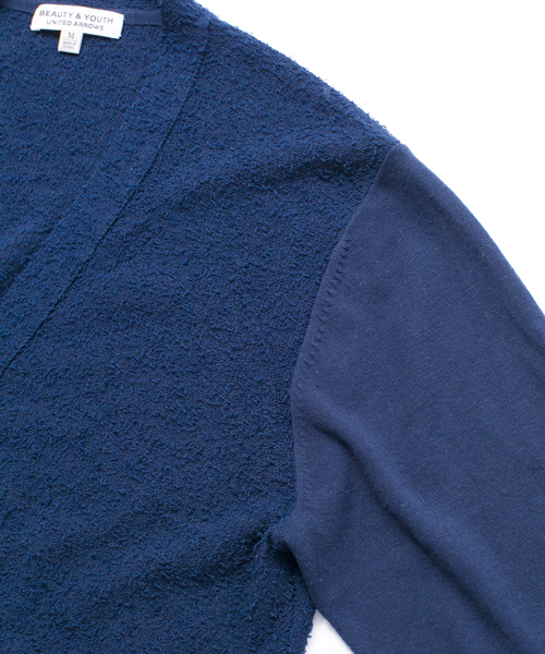 BEAUTY&YOUTH UNITED ARROWS（ビューティーアンドユースユナイテッドアローズ）の「BY コンビ V カーディガン（カーディガン/ボレロ・メンズ・グレー/ネイビー・LARGE/X-LARGE/SMALL/MEDIUM）」の12枚目の写真