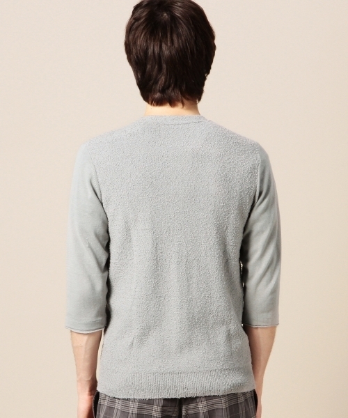 BEAUTY&YOUTH UNITED ARROWS（ビューティーアンドユースユナイテッドアローズ）の「BY コンビ V カーディガン（カーディガン/ボレロ・メンズ・グレー/ネイビー・LARGE/X-LARGE/SMALL/MEDIUM）」の14枚目の写真