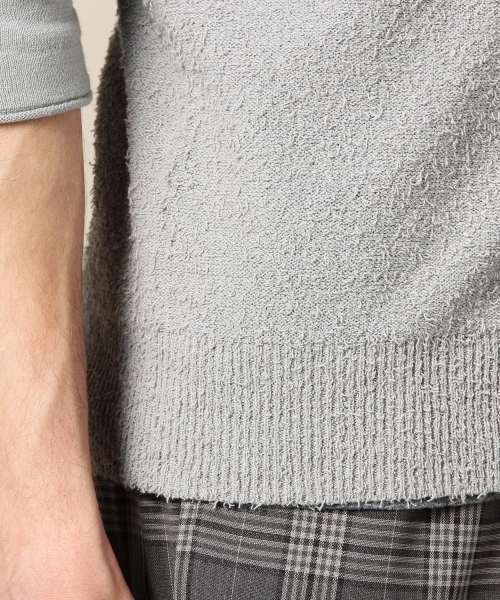BEAUTY&YOUTH UNITED ARROWS（ビューティーアンドユースユナイテッドアローズ）の「BY コンビ V カーディガン（カーディガン/ボレロ・メンズ・グレー/ネイビー・LARGE/X-LARGE/SMALL/MEDIUM）」の17枚目の写真
