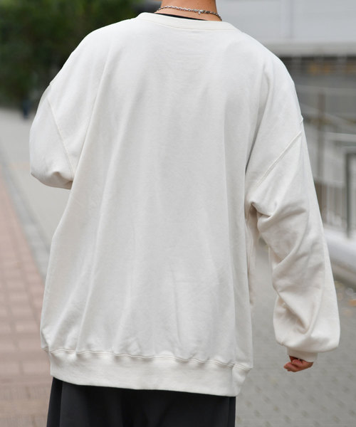 kutir（クティール）の「【クティールフルギ】レトロバラプリントスウェット（Tシャツ/カットソー・メンズ・チャコールグレー/オフホワイト/ライトグリーン・MEDIUM/LARGE）」の9枚目の写真