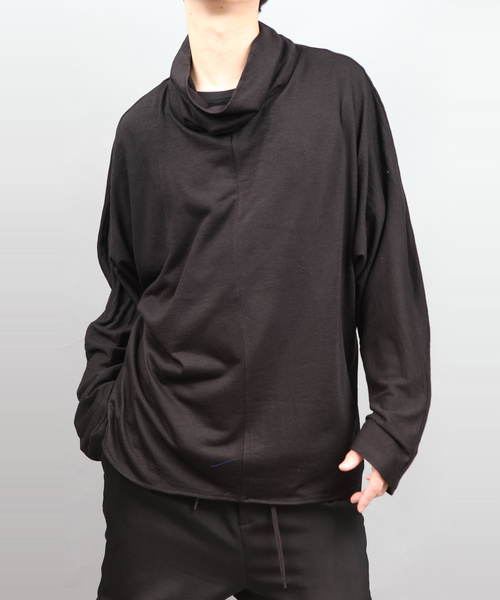 ato（アトウ）の「TURTLENECK PULLOVER（Tシャツ/カットソー・メンズ・ブラック/ブルー/ネイビー/パープル・46/48）」の3枚目の写真