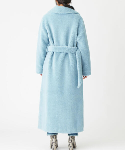 STAND（スタンド）の「【EMMEL REFINES】STAND STUDIO（スタンド スタジオ）ベルト付き ロングコート（その他アウター・レディース・ライトブルー・32）」の19枚目の写真