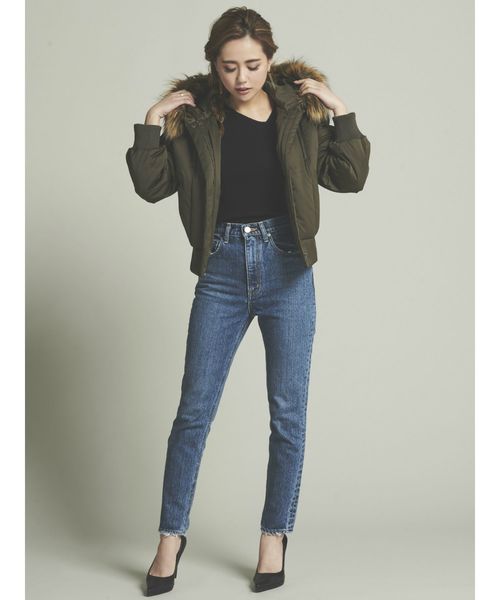 RESEXXY（リゼクシー）の「【WEB限定】アシメデコルテニットトップス（ニット/セーター・レディース・ブラック/ブラウン/カーキ・FREE）」の19枚目の写真