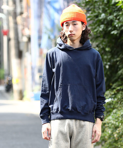 Goodwear(Since1983)(グッドウェア)の「【MADE IN USA】L/S HOOD TEE / ロングスリーブフードT(パーカー・メンズ・ホワイト/ブラック/ベージュ系その他/パープル系その他/ブラウン系その他/ヘザーグレー/ブラック系その他/ダークオリーブ/ネイビー/ライトグレー/チャコールグレー/モスグリーン/ボルドー/カーキブラウン/オレンジ系その他/グリーン系その他/ブルー系その他/ナチュラル/ベージュ/ブラウン系その他3/ブラウン系その他2/ブルー系その他2・SMALL/MEDIUM/LARGE/X-LARGE)」の17枚目の写真