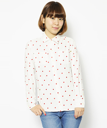 X-girl | APPLE EMBROIDERY SHIRT(シャツ/ブラウス)