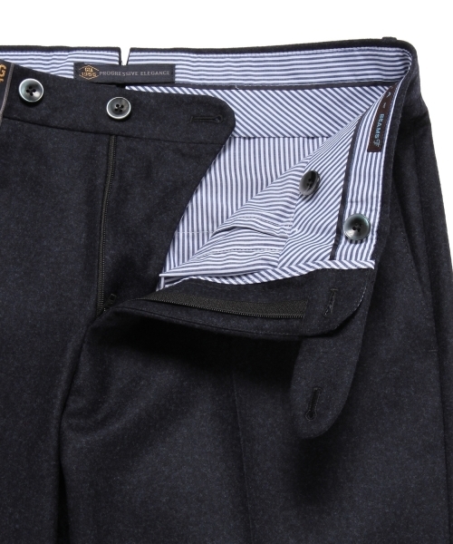 GTA（ジーティーアー）の「GTA / 別注"825"ライトフランネル(new model)（スラックス・メンズ・ベージュ/ネイビー/シルバー・48/44/50/46/42/52）」の18枚目の写真