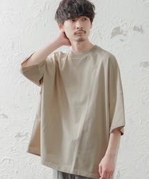 MinoriTY | 【2020春夏新作】5分袖ビッグTシャツ ビッグシルエット(Tシャツ/カットソー)