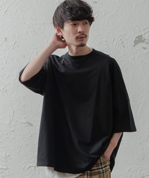 MinoriTY | 【2020春夏新作】5分袖ビッグTシャツ ビッグシルエット(Tシャツ/カットソー)