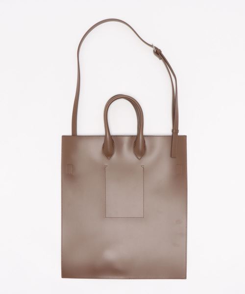 SOLPRESA(ソルプレーサ)の「【Ja】【SOLPRESA】SQUARE FLAT TOTE(トートバッグ・レディース・ブラック/ブラウン・FREE)」の4枚目の写真