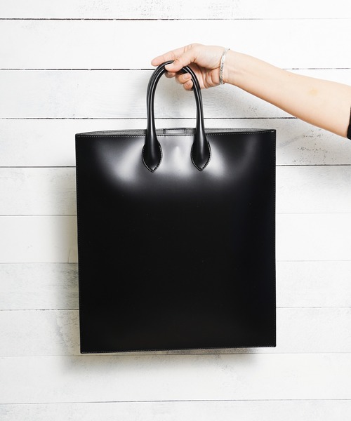 SOLPRESA(ソルプレーサ)の「【Ja】【SOLPRESA】SQUARE FLAT TOTE(トートバッグ・レディース・ブラック/ブラウン・FREE)」の2枚目の写真