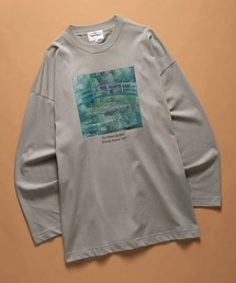 ART×EMMA CLOTHES別注 アート転写プリントシルケットライク天竺ビッグシルエット L/Sカットソー グラフィック カットソー