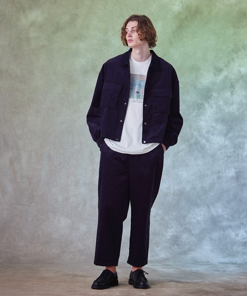 EMMA CLOTHES（エマクローズ）の「ART×EMMA CLOTHES別注 アート転写プリントシルケットライク天竺ビッグシルエット L/Sカットソー グラフィック カットソー（Tシャツ/カットソー・メンズ・ブラウン系その他/ベージュ系その他/ホワイト系その他/ブラック系その他/グリーン系その他/ホワイト系その他2/ホワイト系その他3/ブラック系その他2/ブラック系その他3/ブラウン系その他2/ブラウン系その他3/ベージュ系その他2/ベージュ系その他3/グリーン系その他2/グリーン系その他3・M/L）」の22枚目の写真