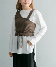 《WEB限定》ワンショルネックビスチェ