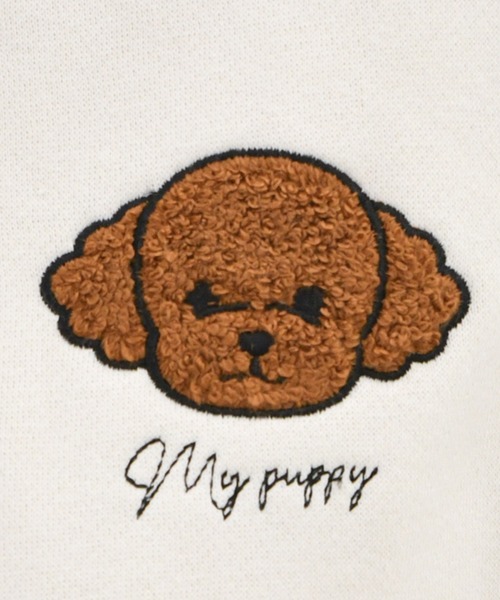 PairPair(ペアペア)の「dogサガラ刺繍スウェット(スウェット・レディース・パープル/グリーン/アイボリー/ホワイト系その他/スミクロ・FREE)」の22枚目の写真