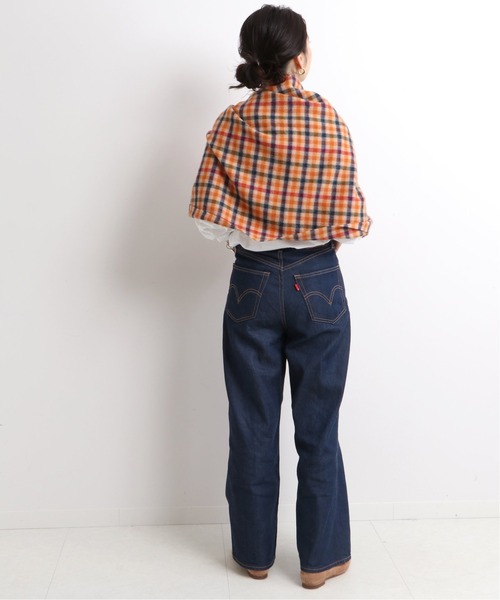 SLOBE IENAツイードミルSLOBE別注 チェックストール SLOBE IENA（スローブイエナ）の「【TWEEDMILL/ツイードミル