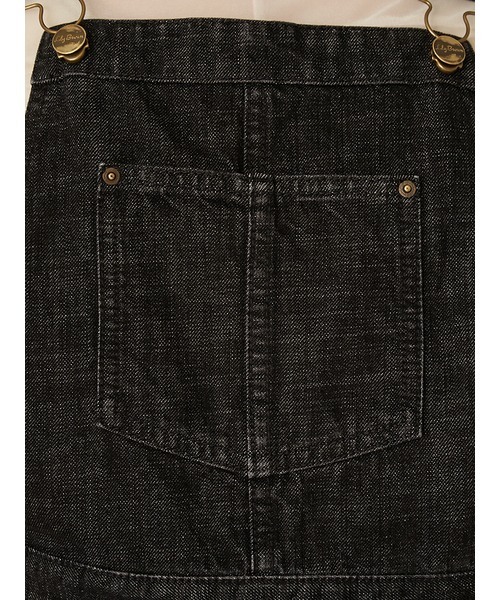 LILY BROWN（リリーブラウン）の「カルゼデニムオールインワン（サロペット/オーバーオール・レディース・オフホワイト/ブルー/ブラック・0/1）」の10枚目の写真