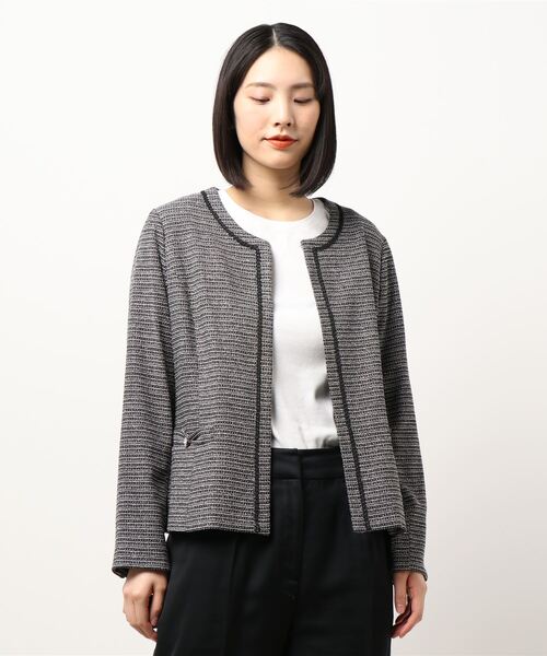 MINT BREEZE ノーカラージャケット 13号 MB mint breeze