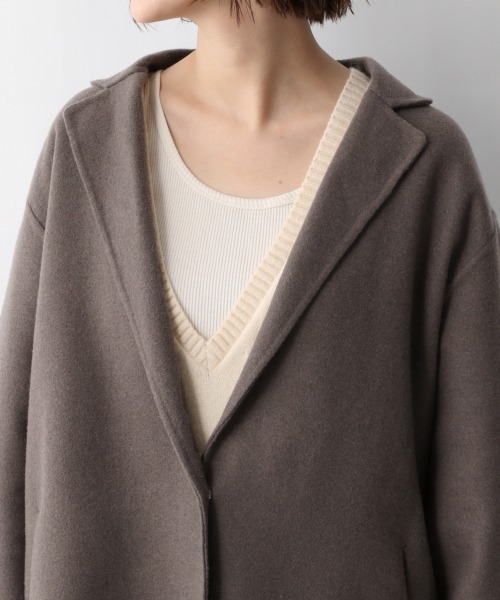 A part by（アパートバイ）の「WPジャケットコート　926570（テーラードジャケット・レディース・ライトグレー/アイボリー/ブラウン系その他・FREE）」の16枚目の写真