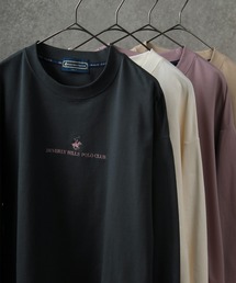 【BEVERLY HILLS POLO CLUB/ビバリーヒルズポロクラブ】オーバーサイズ ワンポイント刺繍 カットソー