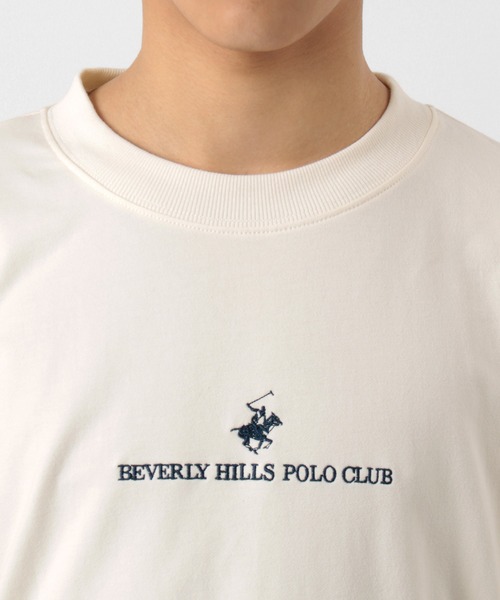 BEVERLY HILLS POLO CLUB(ビバリーヒルズポロクラブ)の「【BEVERLY HILLS POLO CLUB/ビバリーヒルズポロクラブ】オーバーサイズ ワンポイント刺繍 カットソー(Tシャツ/カットソー・レディース・ホワイト/チャコールグレー/スカイブルー/ブラック/ベージュ/パープル/ブラウン/グレー/ライトイエロー/レッド系その他/ブルーグレー/ホワイト系その他/ホワイト系その他2/ブラック系その他/グレー系その他/グリーン・M/L)」の17枚目の写真