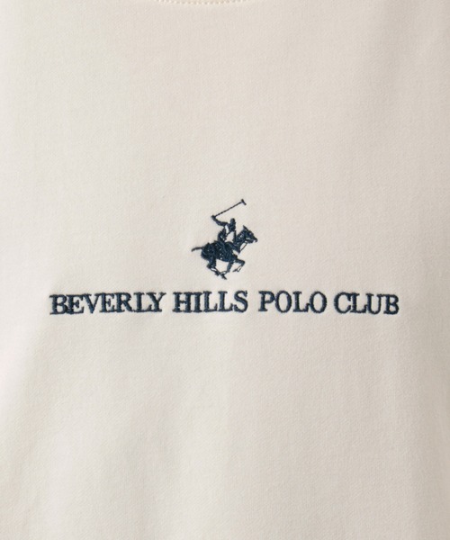 BEVERLY HILLS POLO CLUB(ビバリーヒルズポロクラブ)の「【BEVERLY HILLS POLO CLUB/ビバリーヒルズポロクラブ】オーバーサイズ ワンポイント刺繍 カットソー(Tシャツ/カットソー・レディース・ホワイト/チャコールグレー/スカイブルー/ブラック/ベージュ/パープル/ブラウン/グレー/ライトイエロー/レッド系その他/ブルーグレー/ホワイト系その他/ホワイト系その他2/ブラック系その他/グレー系その他/グリーン・M/L)」の18枚目の写真
