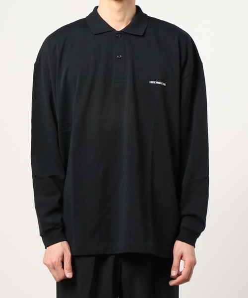 美品COOTIE Jacquard Sleeve Polo クーティ ポロシャツ 美品COOTIE