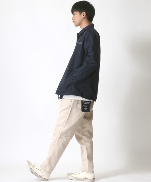 Dickies（ディッキーズ）の「Dickies/ディッキーズ 別注 ヘビーツイル タックワイドパンツ/ルーズテーパードペインターパンツ/ワークパンツ/イージーパンツ（チノパンツ・メンズ・オリーブ/インディゴブルー/アイボリー/ライトインディゴブルー/ブラック・M/L/XL）」の13枚目の写真
