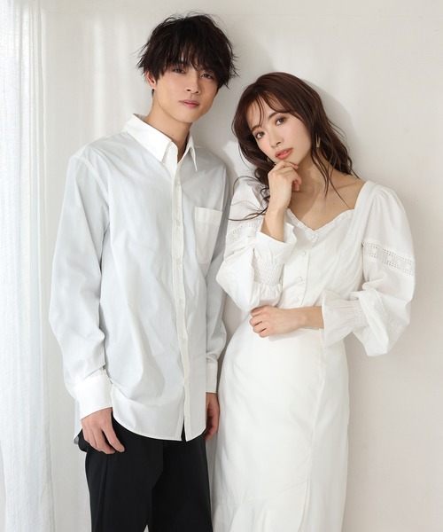 one after another NICE CLAUP(ワンアフターアナザーナイスクラップ)の「アソートビッグシャツ(シャツ/ブラウス・レディース・チェック/サックスブルー/ブラック/オフホワイト・FREE)」の19枚目の写真