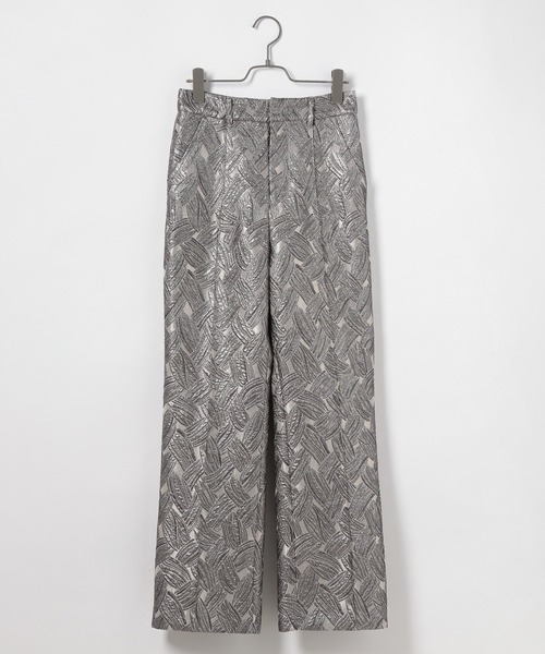 PAGEBOY（ページボーイ）の「【CORE】リーフジャガードパンツ（その他パンツ・レディース・ブラック/ベージュ・SMALL/MEDIUM）」の20枚目の写真