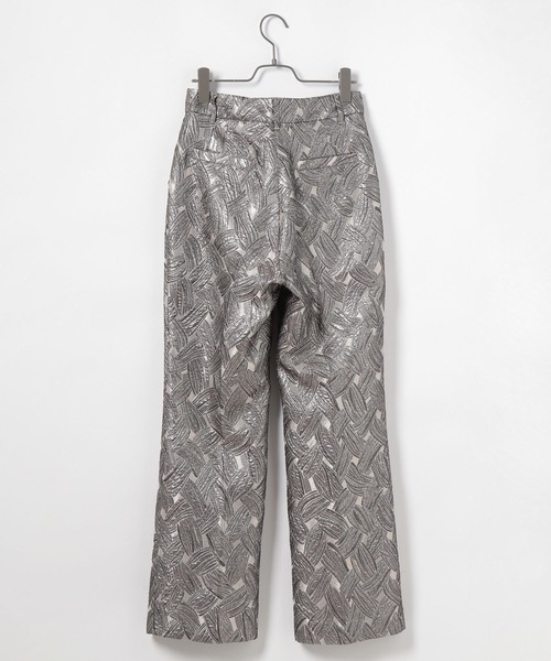 PAGEBOY（ページボーイ）の「【CORE】リーフジャガードパンツ（その他パンツ・レディース・ブラック/ベージュ・SMALL/MEDIUM）」の6枚目の写真