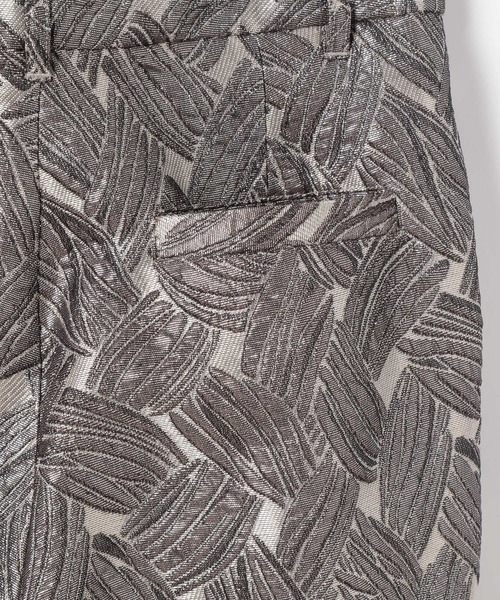 PAGEBOY（ページボーイ）の「【CORE】リーフジャガードパンツ（その他パンツ・レディース・ブラック/ベージュ・SMALL/MEDIUM）」の4枚目の写真