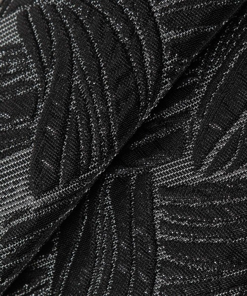 PAGEBOY（ページボーイ）の「【CORE】リーフジャガードパンツ（その他パンツ・レディース・ブラック/ベージュ・SMALL/MEDIUM）」の7枚目の写真