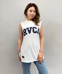 RVCA | RVCA/ルーカ  ビッグシルエット  カレッジ風ロゴタンクトップ   BB043-382(タンクトップ)