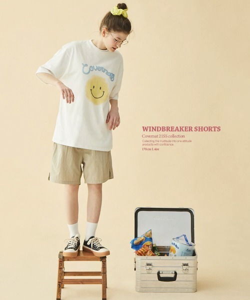 ★人気★【COVERNAT】★windbreaker short.s★ショートパンツ★ COVERNAT（カバーナット）の「【COVERNAT】WIND BREAKER SHORT