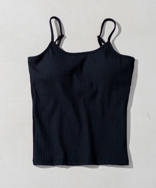 prose verse(プロズヴェール)の「《WEB限定》バックオープンカップ付きキャミソール(キャミソール・レディース・ブラック/オフホワイト/モカ・フリ-)」の1枚目の写真