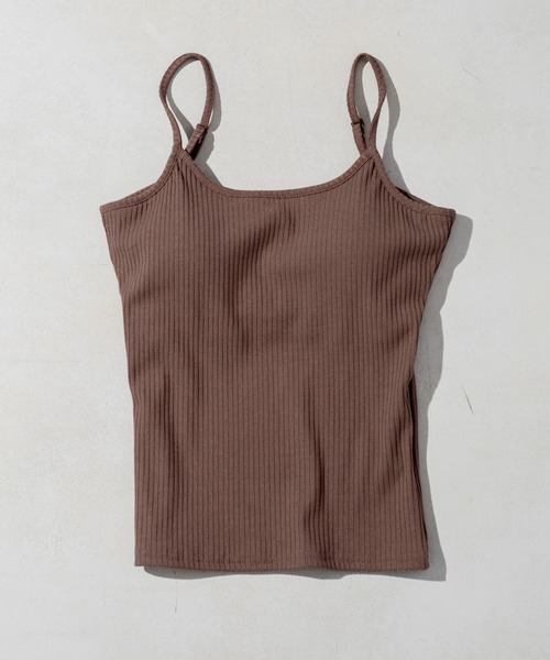 prose verse(プロズヴェール)の「《WEB限定》バックオープンカップ付きキャミソール(キャミソール・レディース・ブラック/オフホワイト/モカ・フリ-)」の3枚目の写真