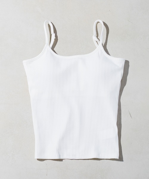 prose verse(プロズヴェール)の「《WEB限定》バックオープンカップ付きキャミソール(キャミソール・レディース・ブラック/オフホワイト/モカ・フリ-)」の7枚目の写真