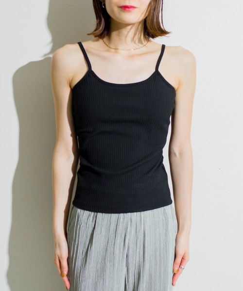 prose verse(プロズヴェール)の「《WEB限定》バックオープンカップ付きキャミソール(キャミソール・レディース・ブラック/オフホワイト/モカ・フリ-)」の8枚目の写真