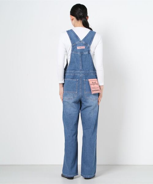 Satellite(サテライト)の「Satelite/サテライト サロペット SALO DENIM OVERALL(サロペット/オーバーオール・レディース・ブルー/ネイビー系/ネイビー/ワンウォッシュ・FREE)」の6枚目の写真