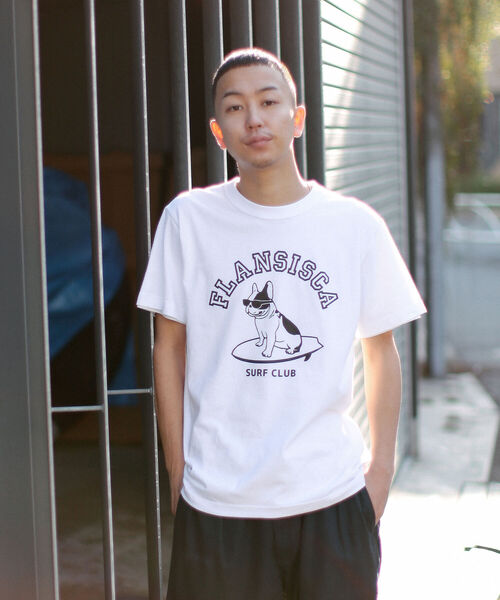 fLAnsisCA（フランシスカ）の「FLANSISCA / プリント Tシャツ ①（Tシャツ/カットソー・メンズ・ホワイト/グレー・SMALL/MEDIUM/LARGE/X-LARGE）」の3枚目の写真