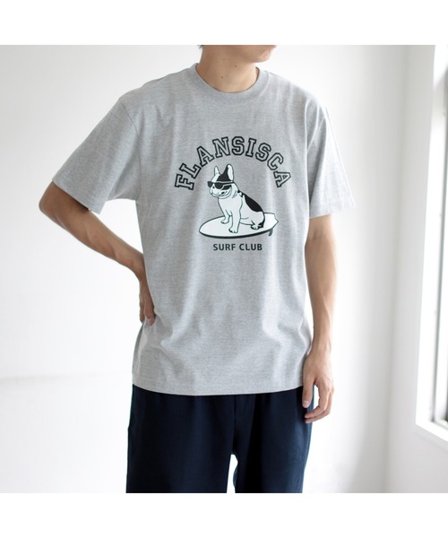 fLAnsisCA（フランシスカ）の「FLANSISCA / プリント Tシャツ ①（Tシャツ/カットソー・メンズ・ホワイト/グレー・SMALL/MEDIUM/LARGE/X-LARGE）」の20枚目の写真