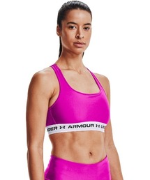 UNDER ARMOUR（アンダーアーマー）の「UAクロスバック ミッドブラ（トレーニング/レディース）（スポーツブラ）」